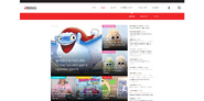 Страница со статьями Rovio в 2015 году