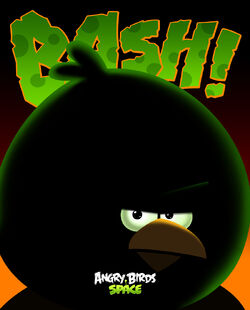 angry birds space green bird