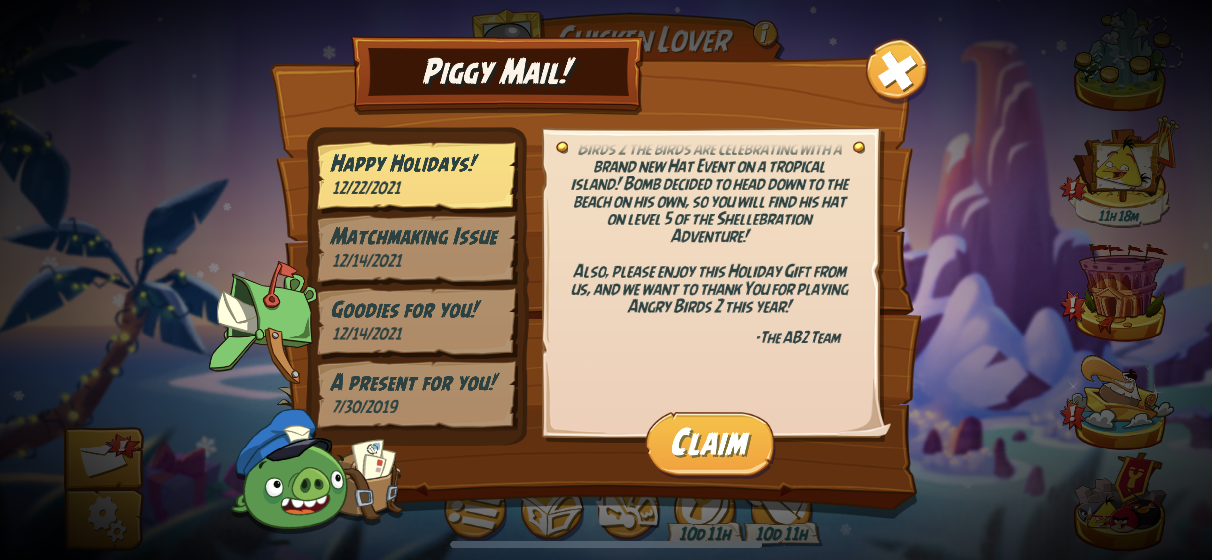 Help I want to play angry birds epic and don't want to re start but it is  saying this : r/angrybirdsepic