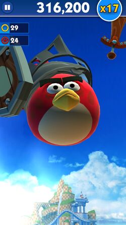 Sonic Dash, Angry Birds Wiki