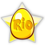 A Golden Rio egg that originally appeared in the results screen for Golden Egg #22