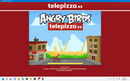 Another Telepizza Worker can be seen delivering a pizza, but the one in the sprite sheet is seen in the right building out of uniform.