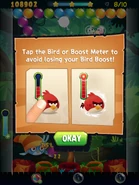 Player may choose to gain an instant special pop by tapping the boost meter