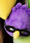 A plush of his Developer Bird design.