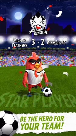 Angry Birds Futebol em COQUINHOS