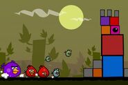The initial iteration of the Purple Bird, which bears resemblance to Terence