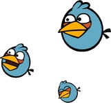 The Blues from the original Angry Birds.