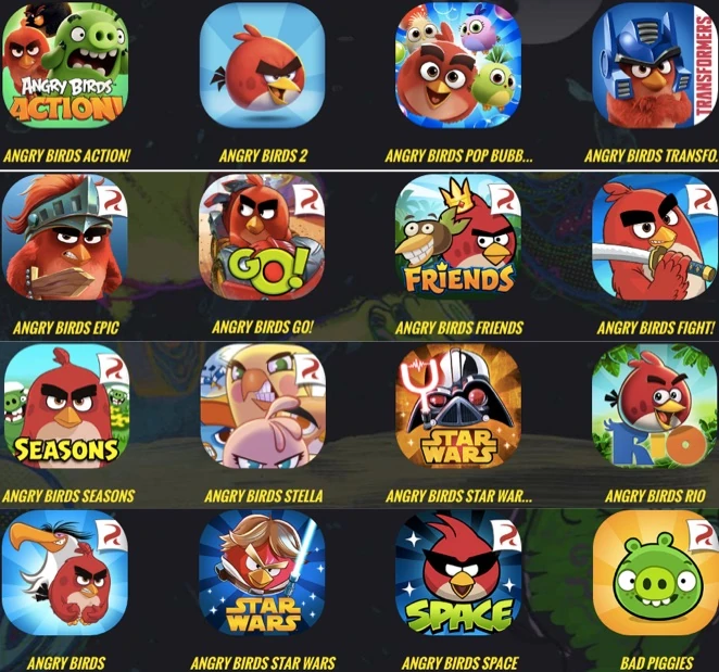 List of games | Angry Birds Wiki | Fandom