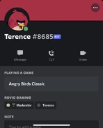 RovioGaming Terence Bot V2.jpg (234 KB) Reskined form of the Terence bot for the release of Rovio Classics: Angry Birds
