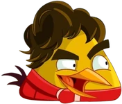 Chuck, from Angry Birds Go! as Senna Bird.