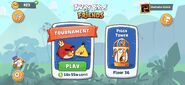 Angry Birds Friends Main Menu Screen