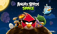 Angry Birds Space - экран загрузки