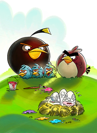 Angry Birds Trilogy bird biography artwork 7