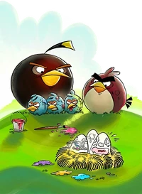 Angry Birds Trilogy bird biography artwork 7