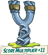 Score Multiplier +11 - Elder Azure Slingshot