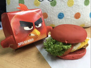 Red Movie McDonalds Burger