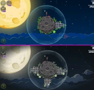 The mirror version of Pig Bang level 3 added two towers very similar to the original one (and one of them has a TNT).