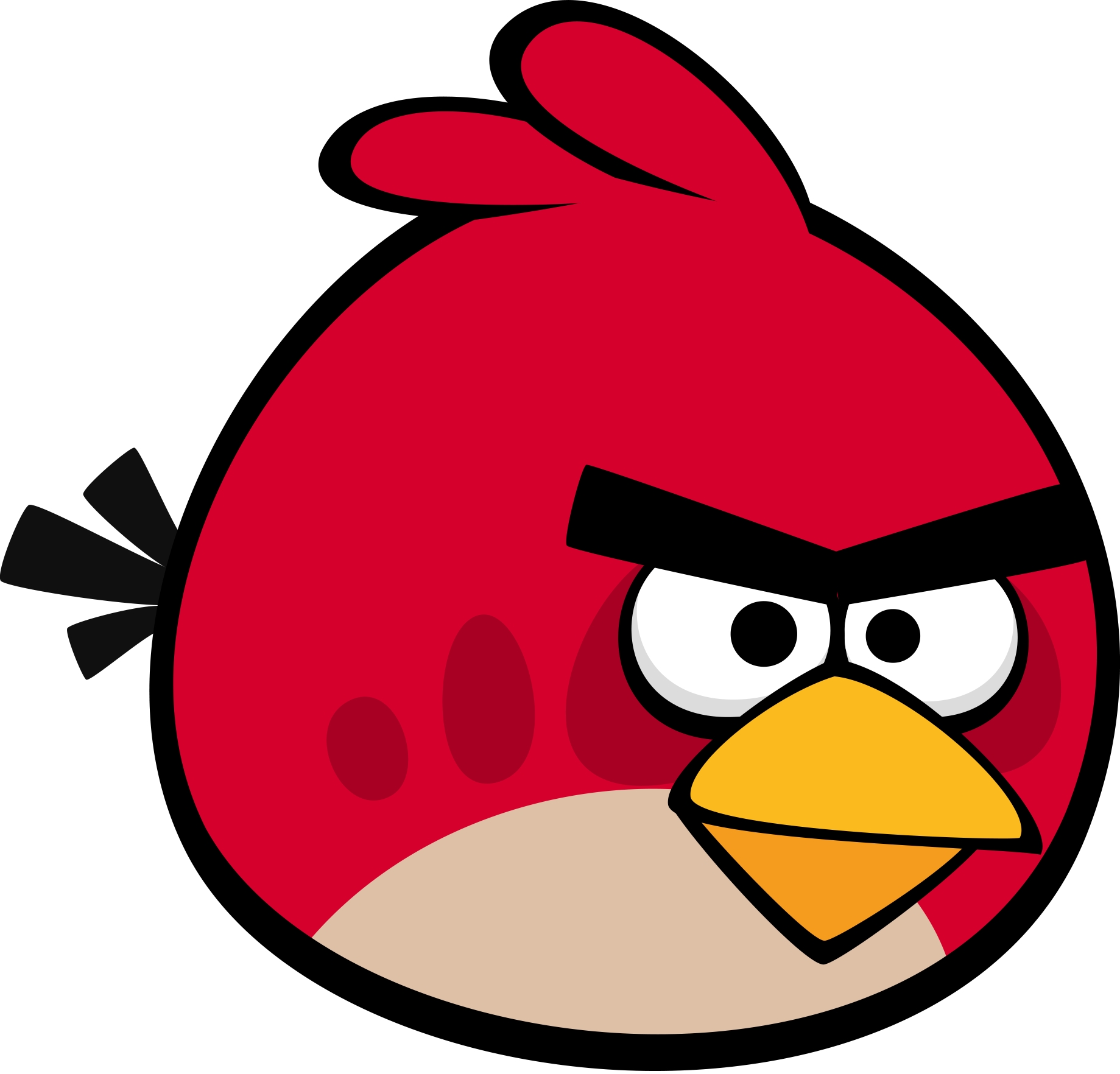 Картинки angry birds ред