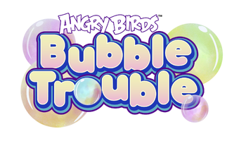 Angry birds bubble trouble logo