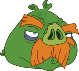angry birds grandpa pig