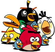 Angry Birds Transparent Happy Birds