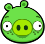Ross, the freckled pig of Bad Piggies