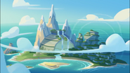 Piggy Island as seen in Angry Birds Toons episode Catching the Blues
