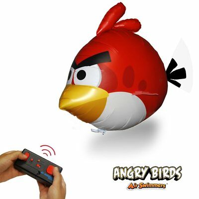 Angry Birds Air Swimmers Turbo BLACK Flying Remote Control Balloon Toy 