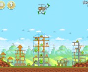 GoldenEgg30.jpg (9 Кб) 30. Подбросьте Бомба вверх, он должен сбить динамит. Далее просто добивайте оставшихся свиней другими Бомбами.