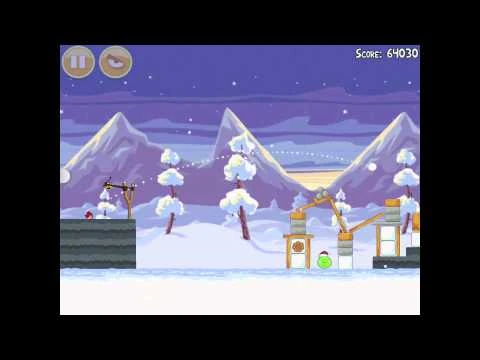 Angry_Birds_Seasons_Wreck_the_Halls_1-5_Walkthrough_Christmas_2012_3_Star