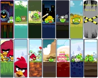 Episode buttons, and unused “Hours of Fun!” button and prototyping episode.