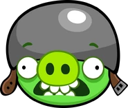 Corporal Pig (scared)