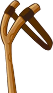 Bent slingshot