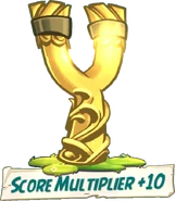 Score Multiplier +10 - Elder Gold Slingshot