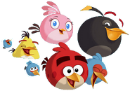 В стиле Angry Birds Toons