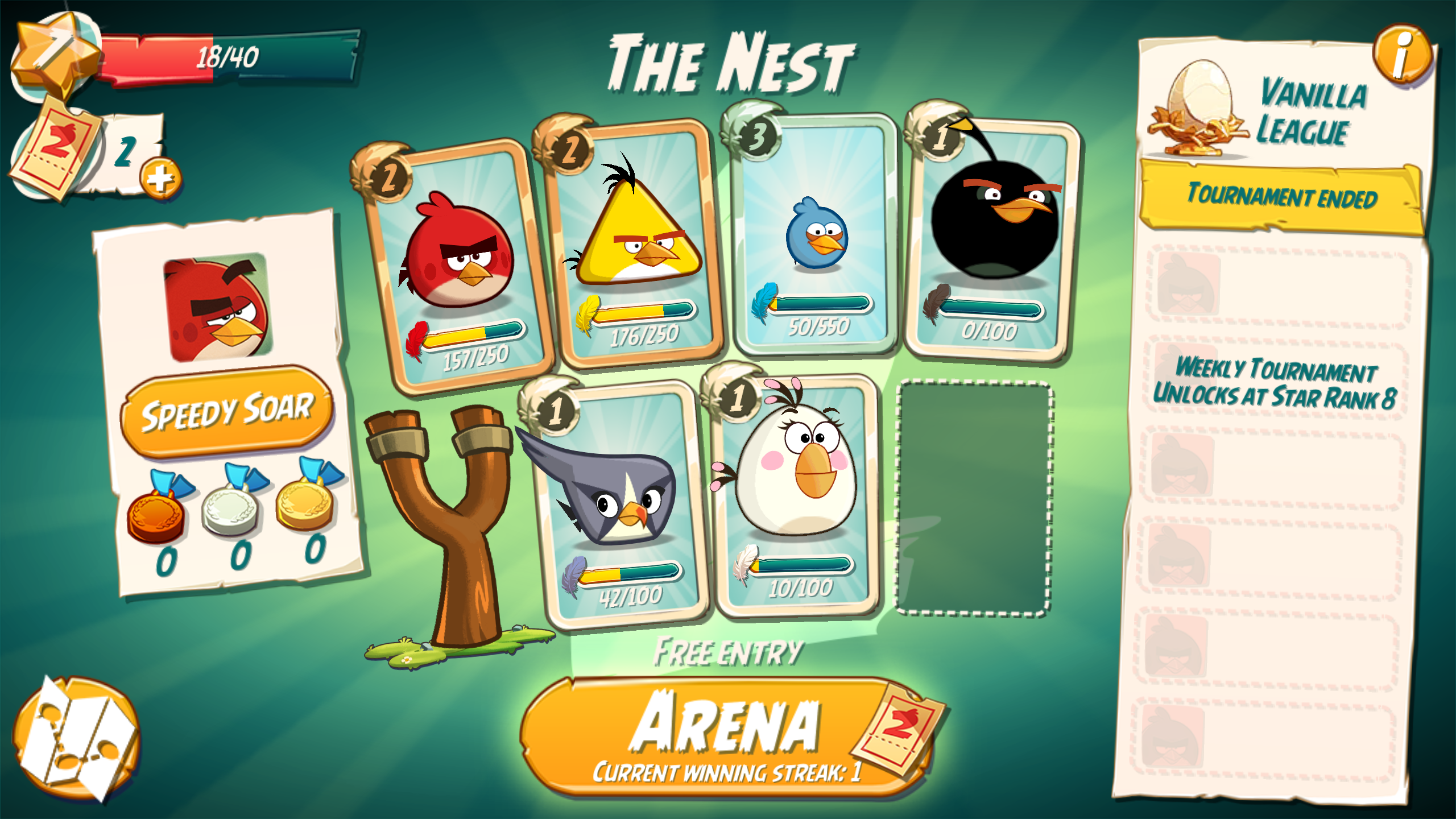 Ranked Arena Battle, Angry Birds Wiki