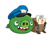 The Postman Pig in Angry Birds 2.