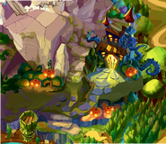 A clear view of Pumpkin Plateau, without any levels.