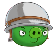 Corporal Pig (old look; angry)