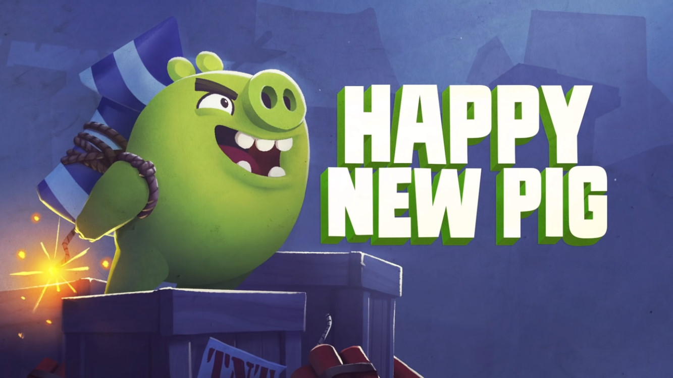 happy pig☆様 Happy New Pig | Angry Birds Wiki | Fandom