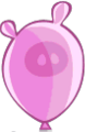 Pink pig balloon