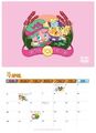 A calendar image from Angry Birds' Korea page