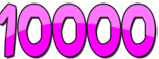 Pink 10,000 Points Sprite