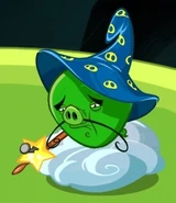 Плачет (при победе птиц)