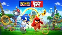 На промо-арте в честь ивента «Sonic the Hedgehog X Angry Birds»