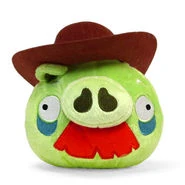Cerdo vaquero.jpg (8 kB) Peluche de Bigotes con sombrero de Vaquero
