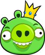 King Pig grinning (old design)