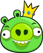 King Pig grinning (old design)