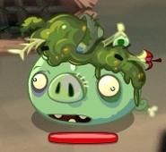 A Zombie Pig in Angry Birds Epic.