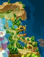 A clear view of Lake Land, without any levels.